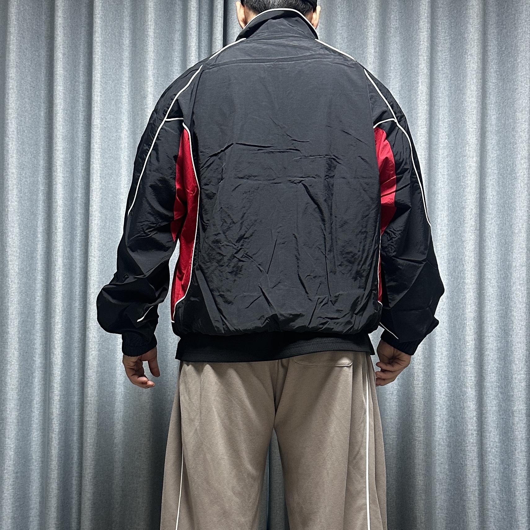 Palace Hong Kong Track Jacket Black - 26SS 착용 스타일 - 6