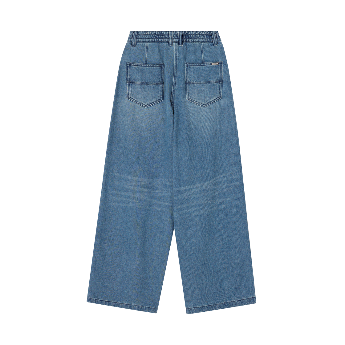 (W) 송지오 플루이드 와이드 데님 블루((W) SONGZIO Fluid Wide Denim Blue) - 2