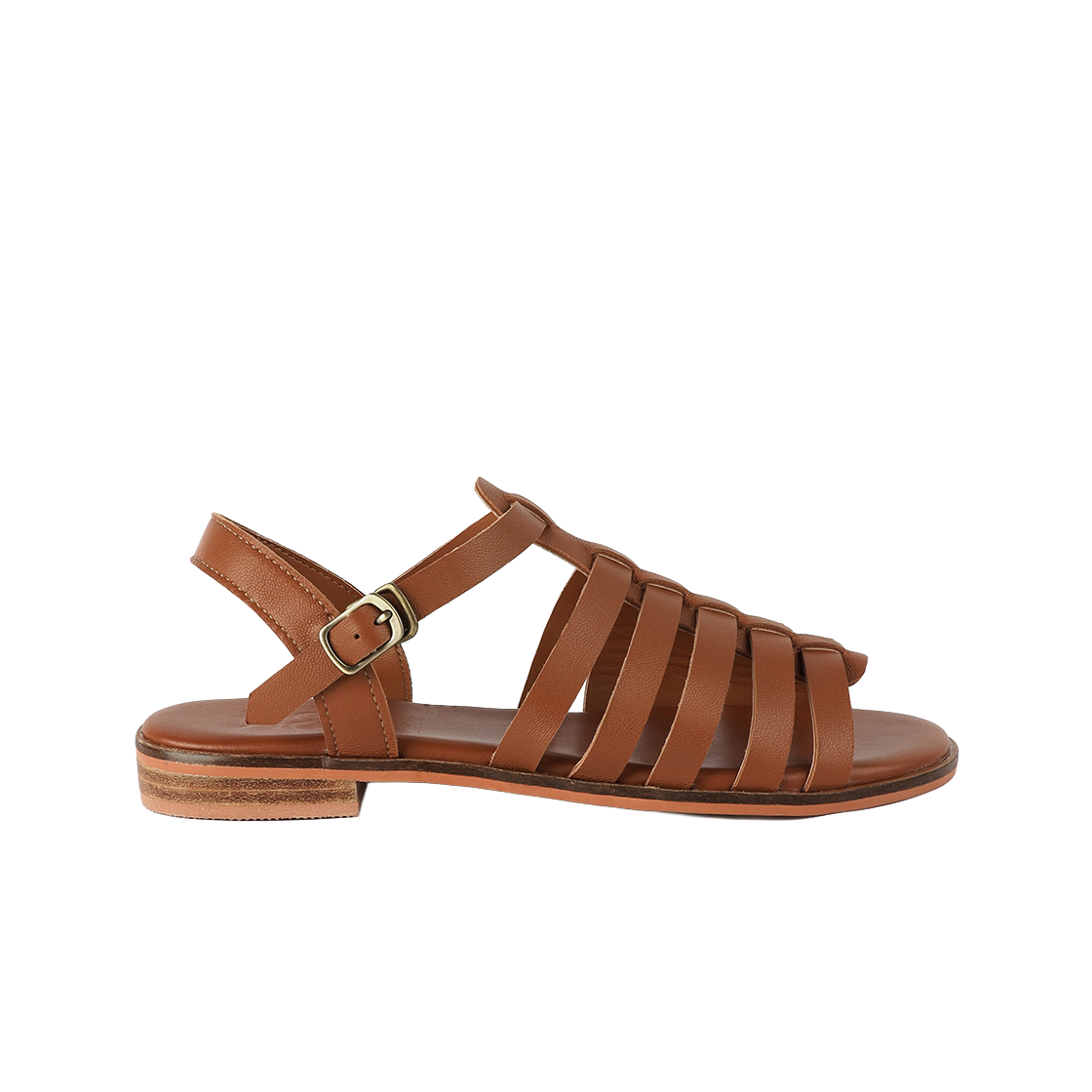 MD0188-1s_5 Moodnight Eris Greek Gladiatior Strap Sandals Brown