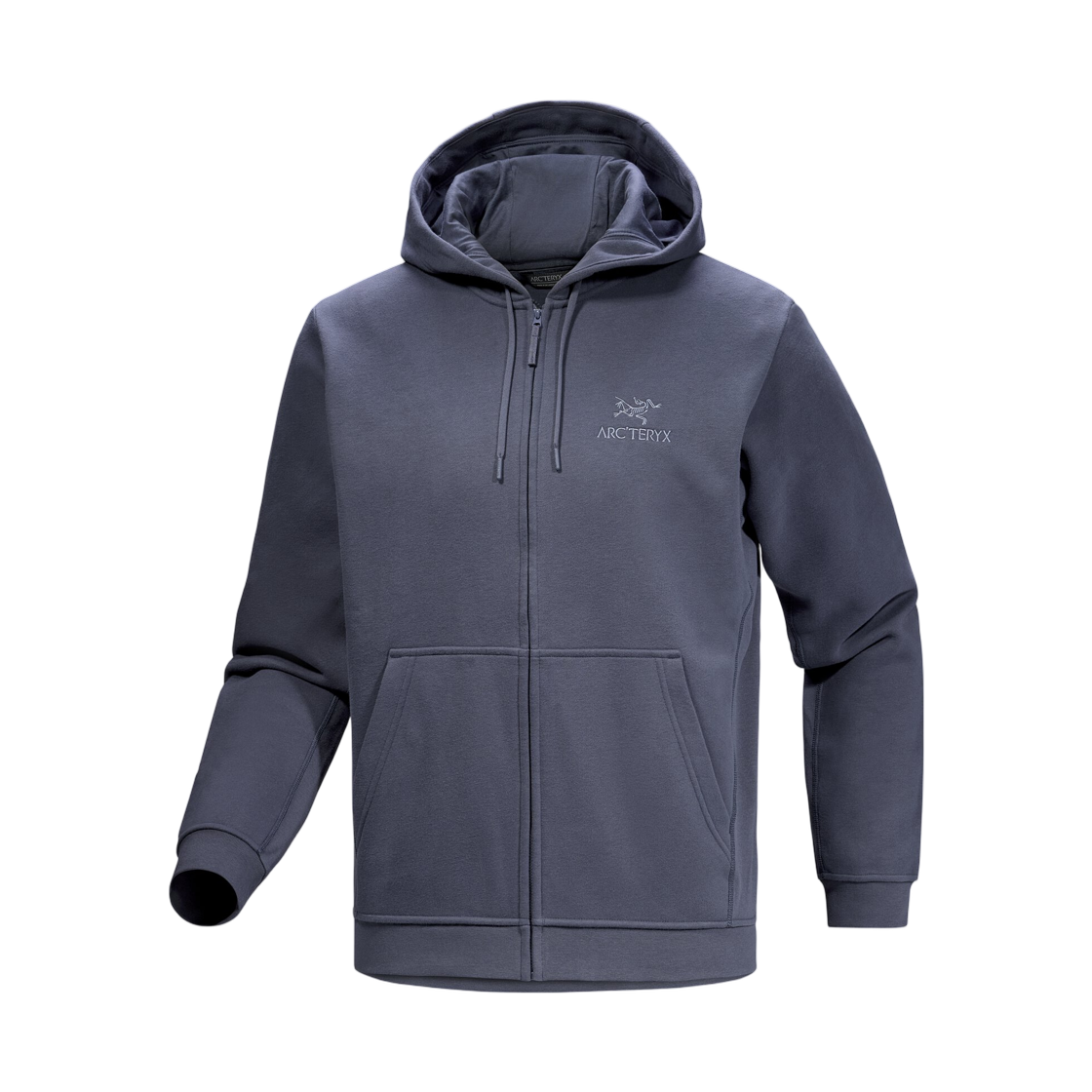 아크테릭스 엠블럼 플리스 풀집 후디 Dk 스트라터스(Arc'teryx Emblem Fleece Full-Zip Hoody Dk Stratus) - 1