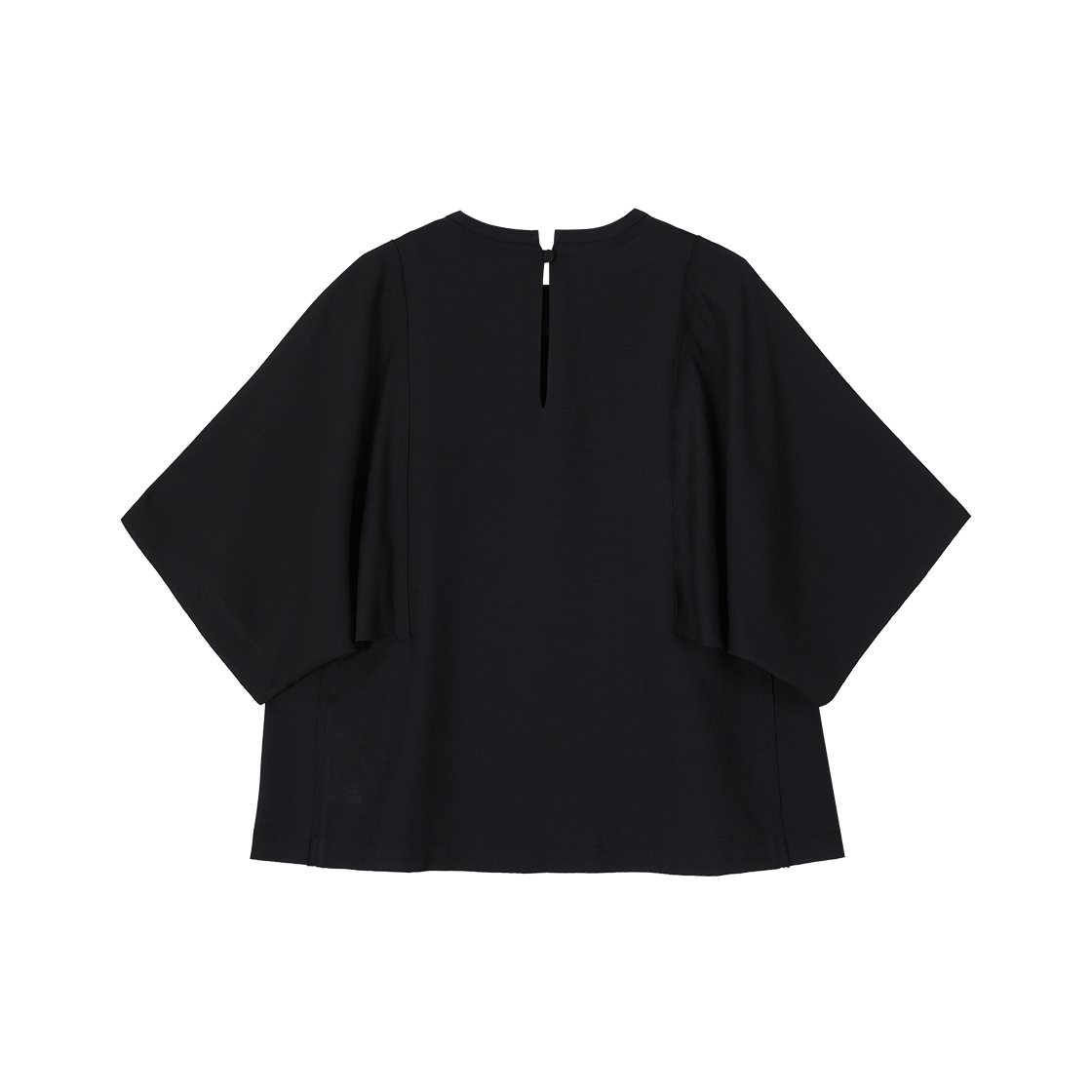 (W) 송지오 오리엔탈 플레어 블라우스 블랙((W) SONGZIO Oriental Flare Blouse Black) - 2