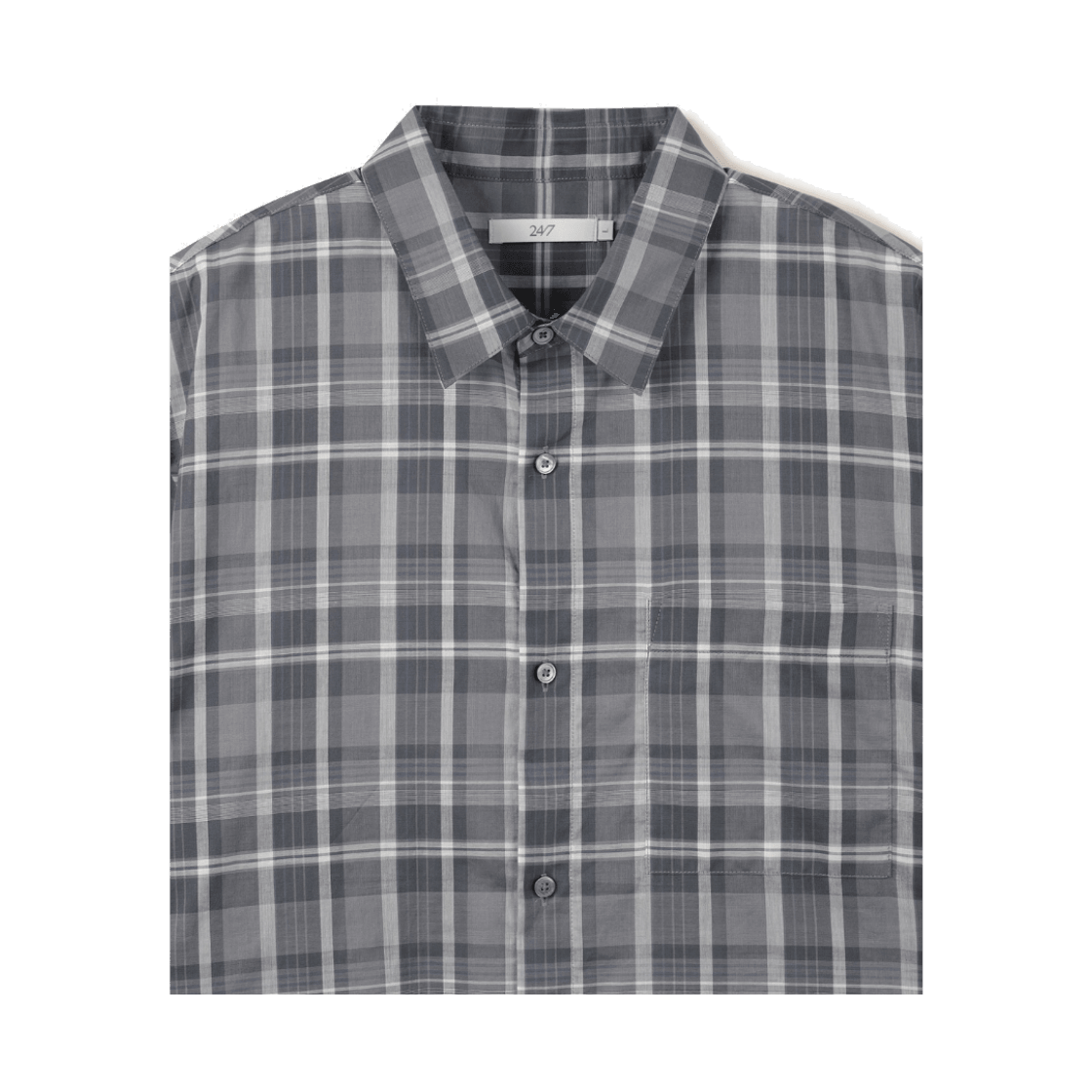 24/7 시리즈 플레이너 체크 셔츠 그레이(24/7 series Planar Check Shirts Gray) - 3