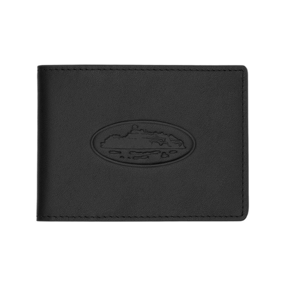 코르테이즈 아일랜드 레더 카드 홀더 블랙(Corteiz Island Leather Card Holder Black)