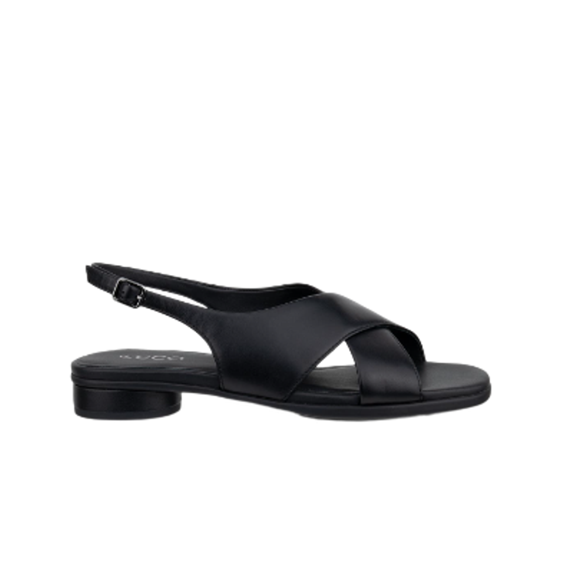 (W) 에코 스컬프티드 알바 25 샌들 블랙((W) Ecco Sculpted Alba 25 Sandal Black)