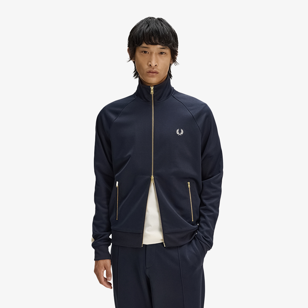 프레드페리 케이블 테잎 트랙 재킷 네이비(Fred Perry Fred Perry Cable Taped Track Jacket Navy) - 3