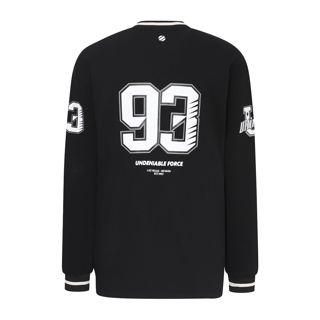 유에프씨 스포츠 챔피언쉽 오버핏 풋볼 져지 블랙 U2LSX1304BK(UFC SPORT Championship Oversized Fit Football Jersey Black) - 3