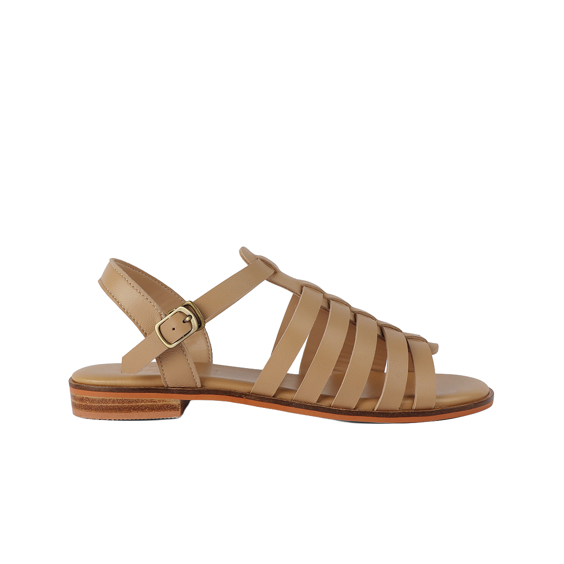 MD0188-1s_4 Moodnight Eris Greek Gladiatior Strap Sandals Beige