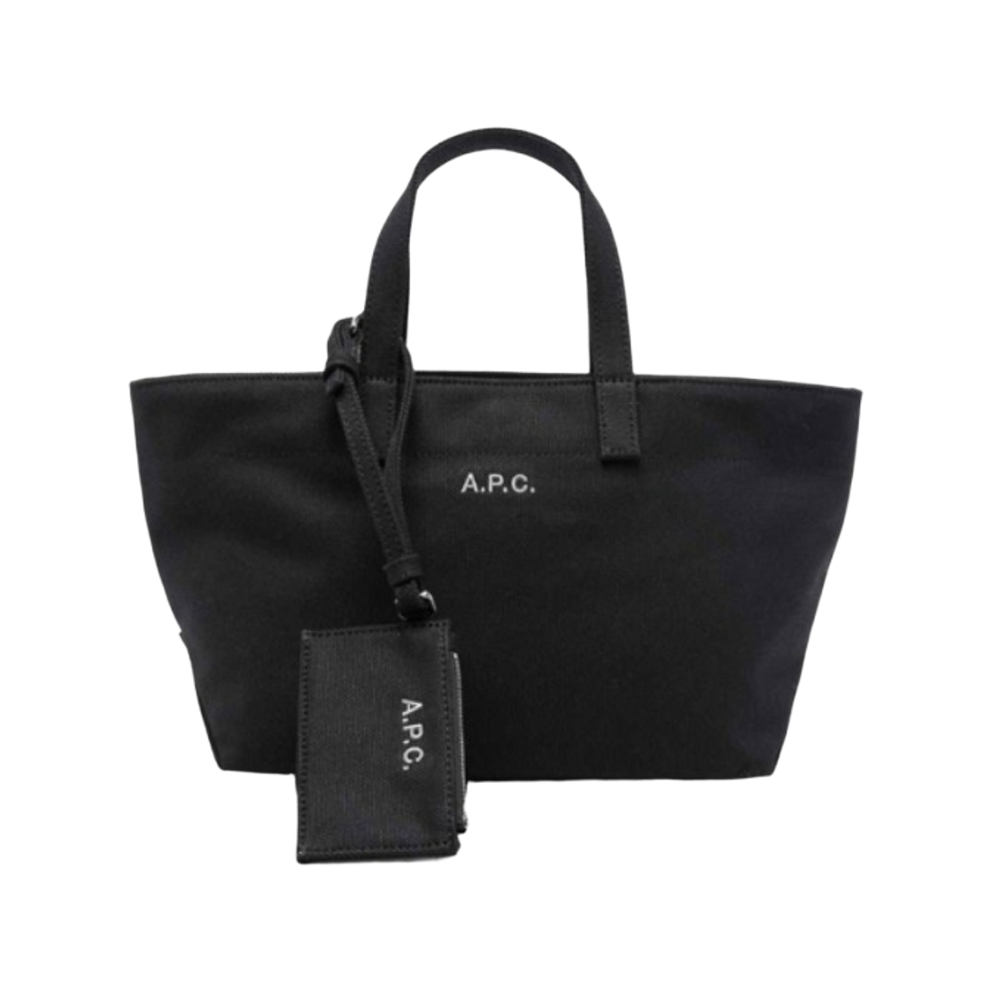 COHMP-F67045-LZZ A.P.C. Le Drummer Toile Small Bag Black