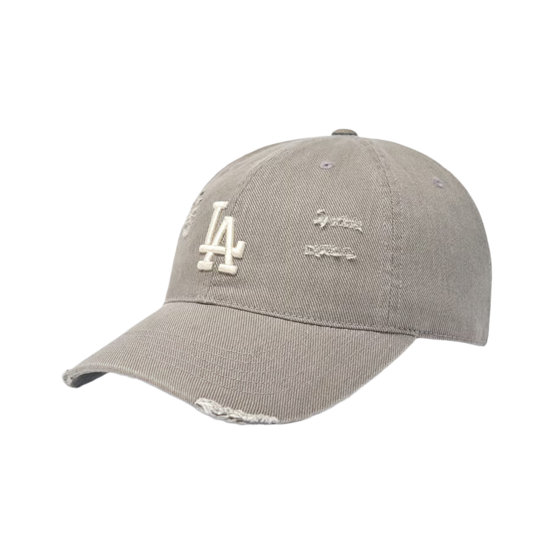 3ACPVV34N-07GRS MLB Damage Washing Unstructured Ball Cap LA Dodgers Grey