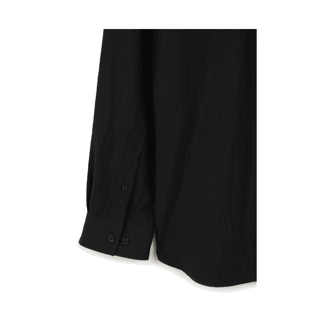 24/7 시리즈 보일 크리즈 오버사이즈드 셔츠 블랙(24/7 series Voile Crease Oversized Shirts Black) - 5