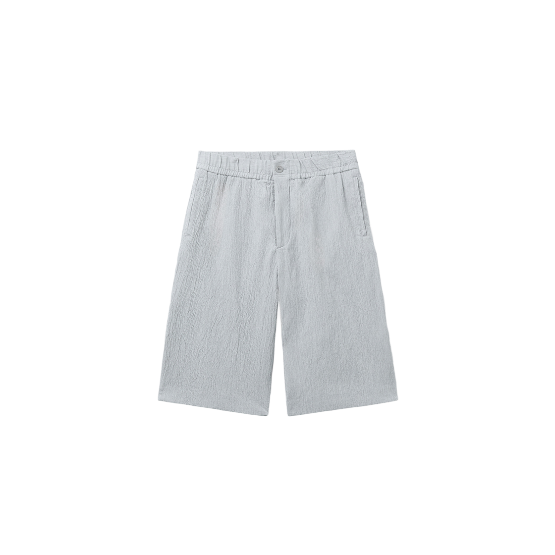 커스텀멜로우 크리즈드 드로스트링 쇼츠 라이트 그레이(Customellow Creased Drawstring Shorts Light Gray) - 1