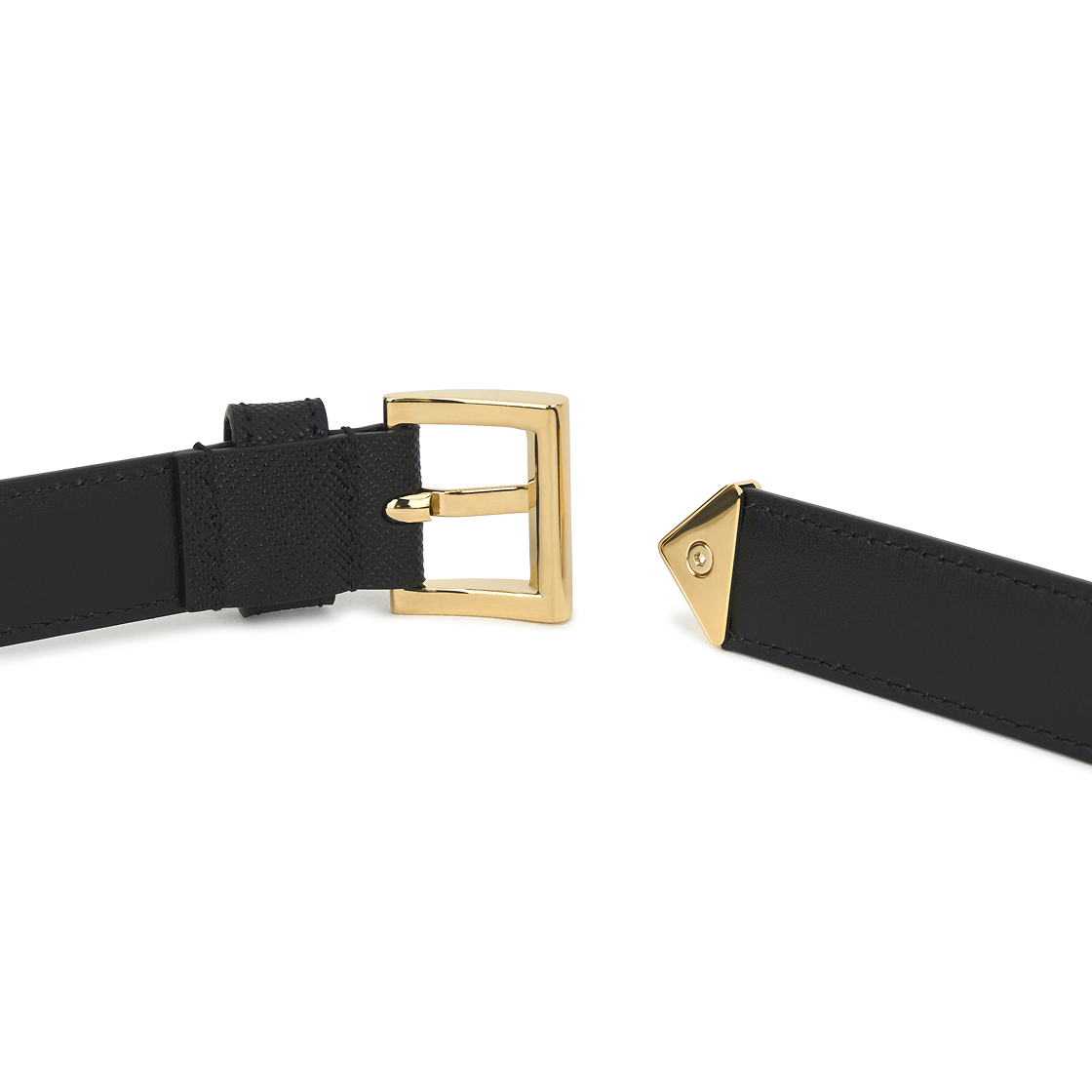 프라다 사피아노 레더 벨트 블랙(Prada Saffiano Leather Belt Black) - 3