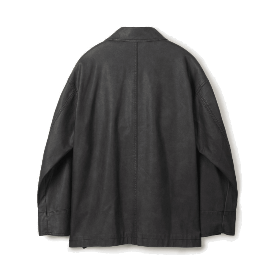 24/7 시리즈 레더 프렌치 워크 자켓 블랙(24/7 series Leather French Work Jacket Black) - 2