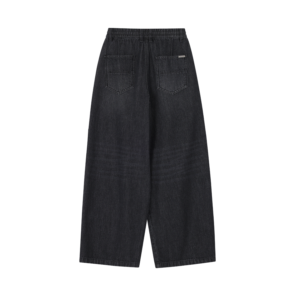 (W) 송지오 플루이드 와이드 데님 블랙((W) SONGZIO Fluid Wide Denim Black) - 2