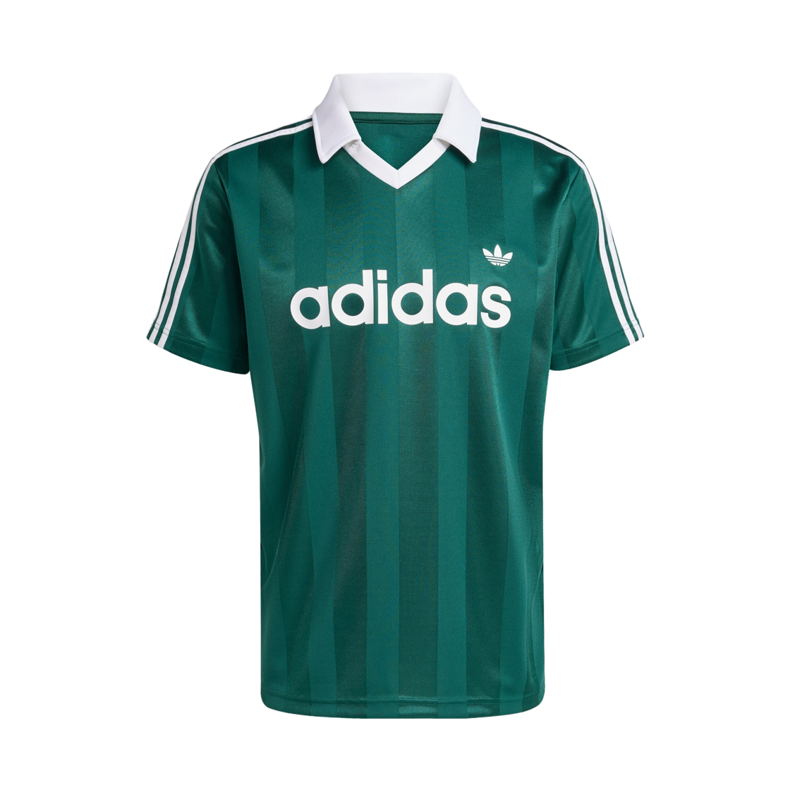 KE3582 Adidas Archive Collar Engineered Jersey Collegiate Green - KR Sizing