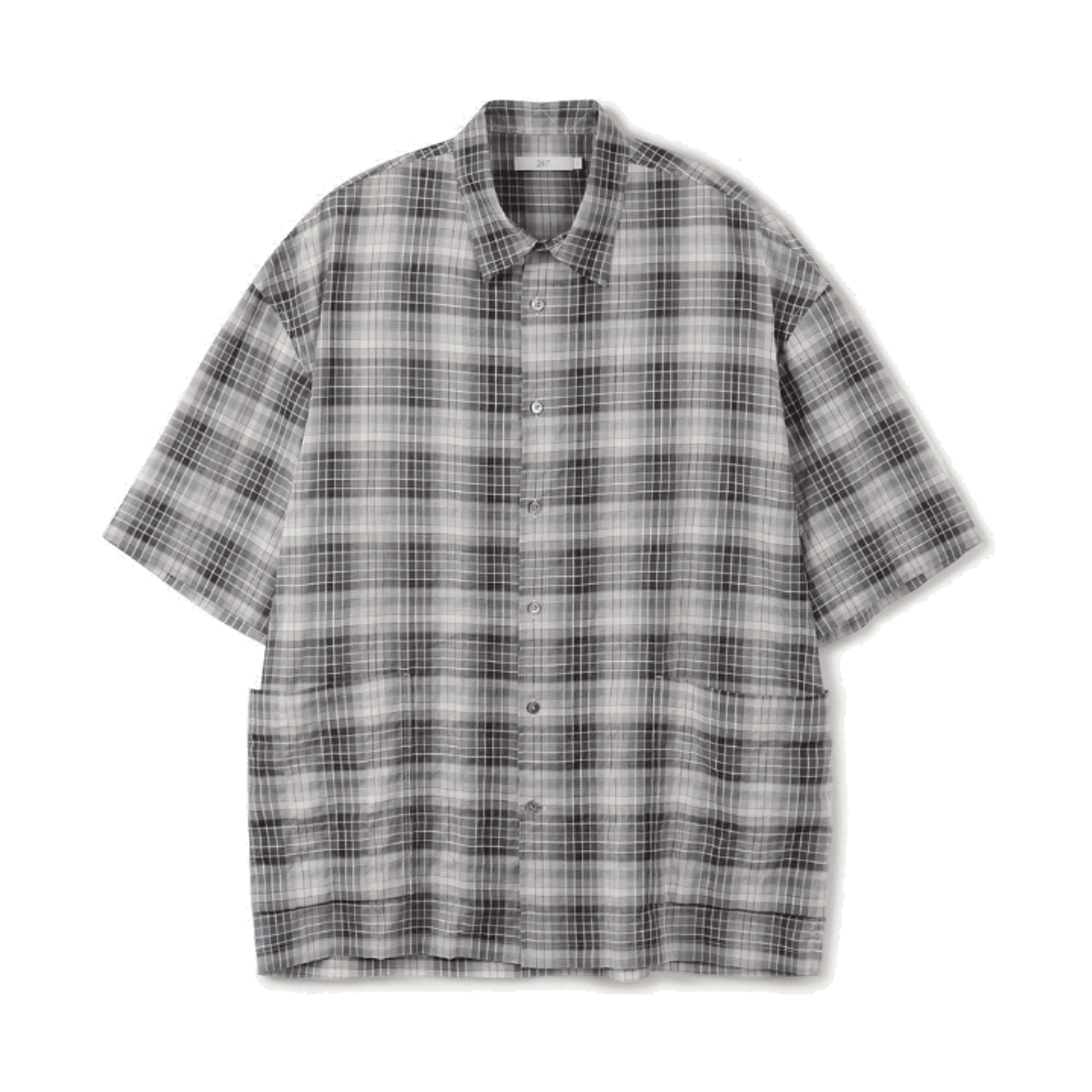 TMSFX26304WHX 24/7 series Crease Check Shirts White