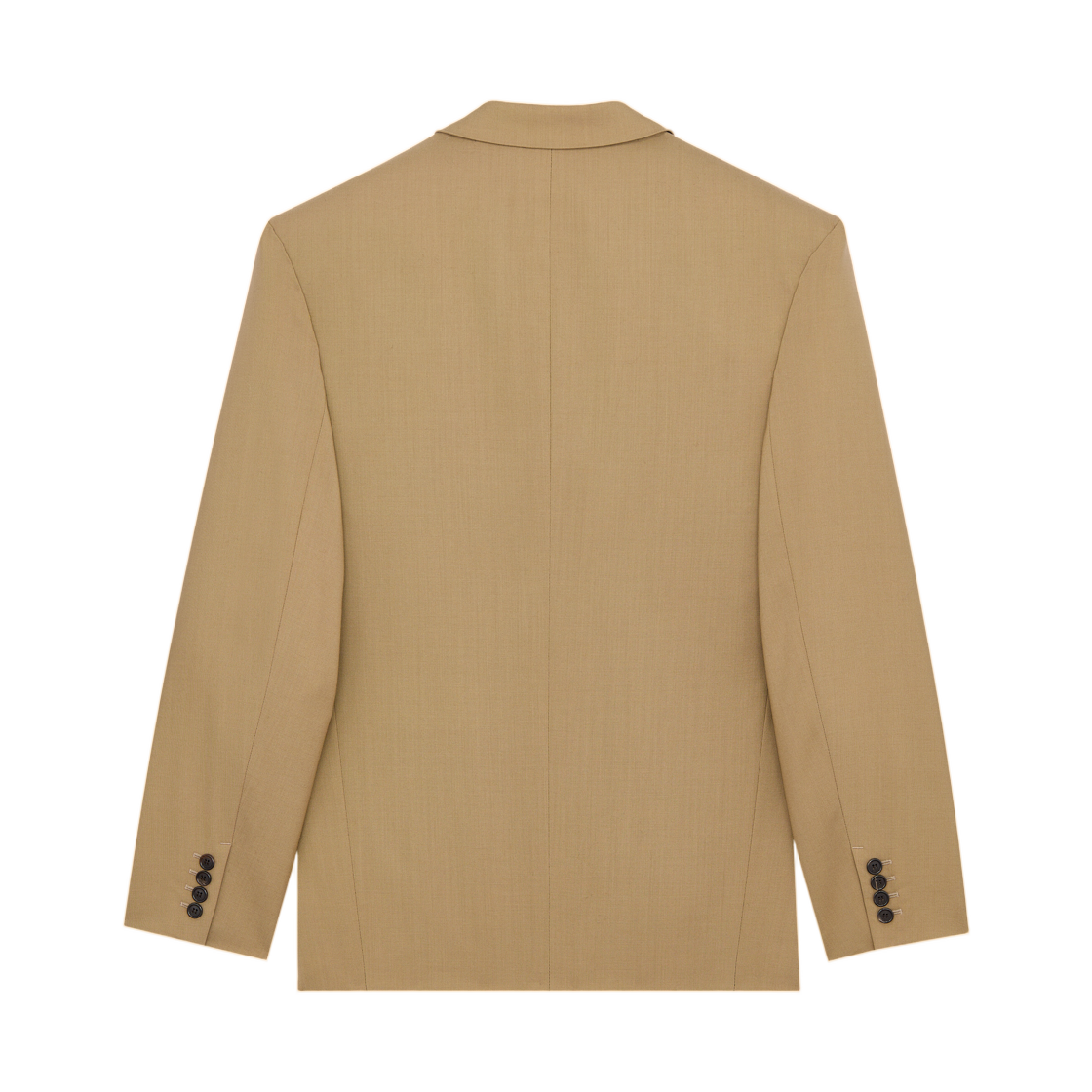 생로랑 싱글 브레스티드 자켓 울 앤 모헤어 베이지 퐁쎄(Saint Laurent Single Breasted Jacket in Wool and Mohair Beige Fonce) - 2