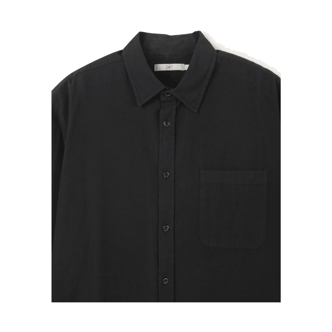 24/7 시리즈 다이드 워싱 컴포트 셔츠 블랙(24/7 series Dyed Washing Comfort Shirts Black) - 3