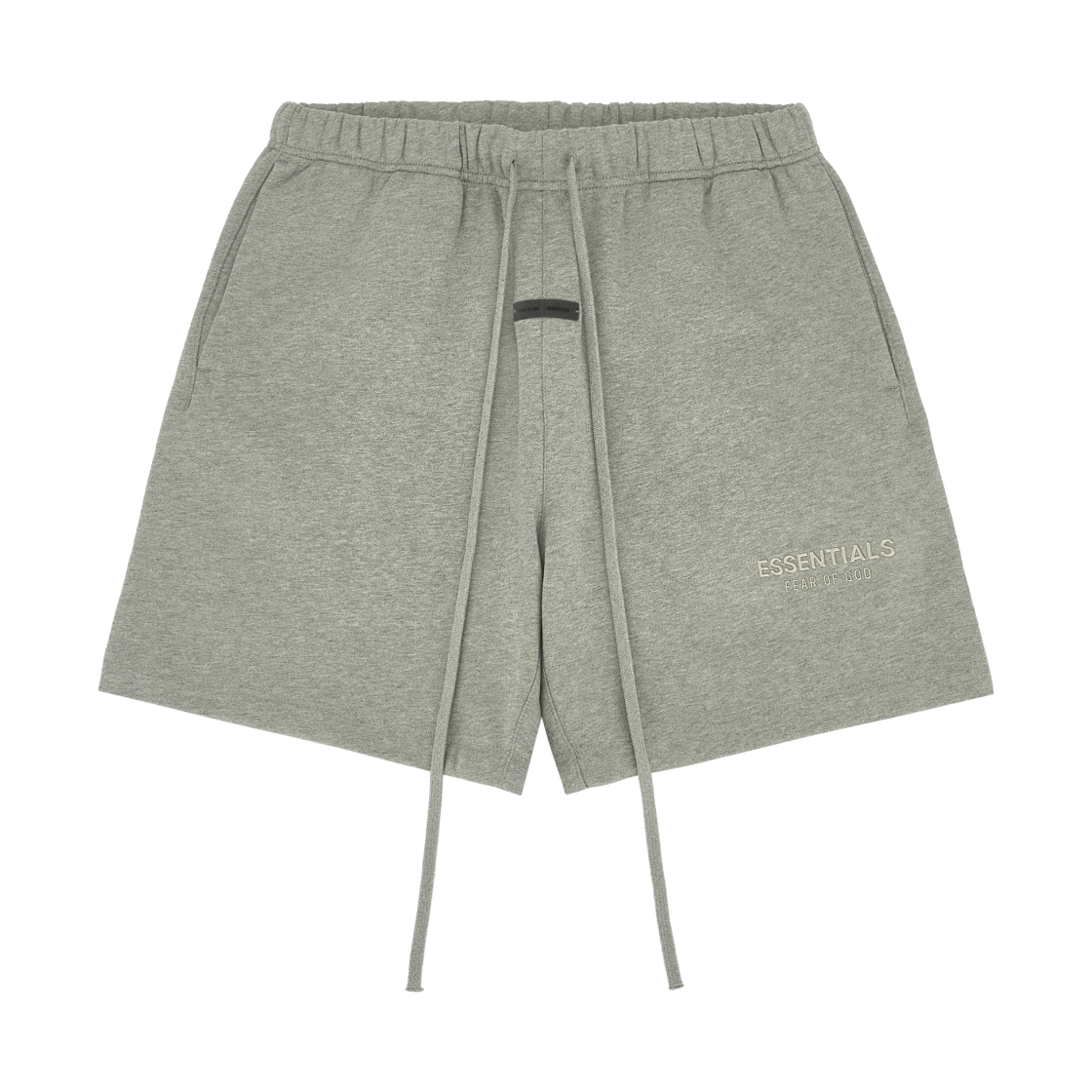 - Essentials Classic Fleece Sweatshorts Concrete Heather - 25FW