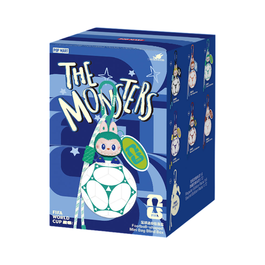 팝마트 더 몬스터즈 x 피파 시리즈 축구공 미니 백 미개봉 랜덤박스 (1개입)(Pop Mart The Monsters x FIFA Series Football Shaped Mini Bag Sealed Case (1 Blind Box)) - 1