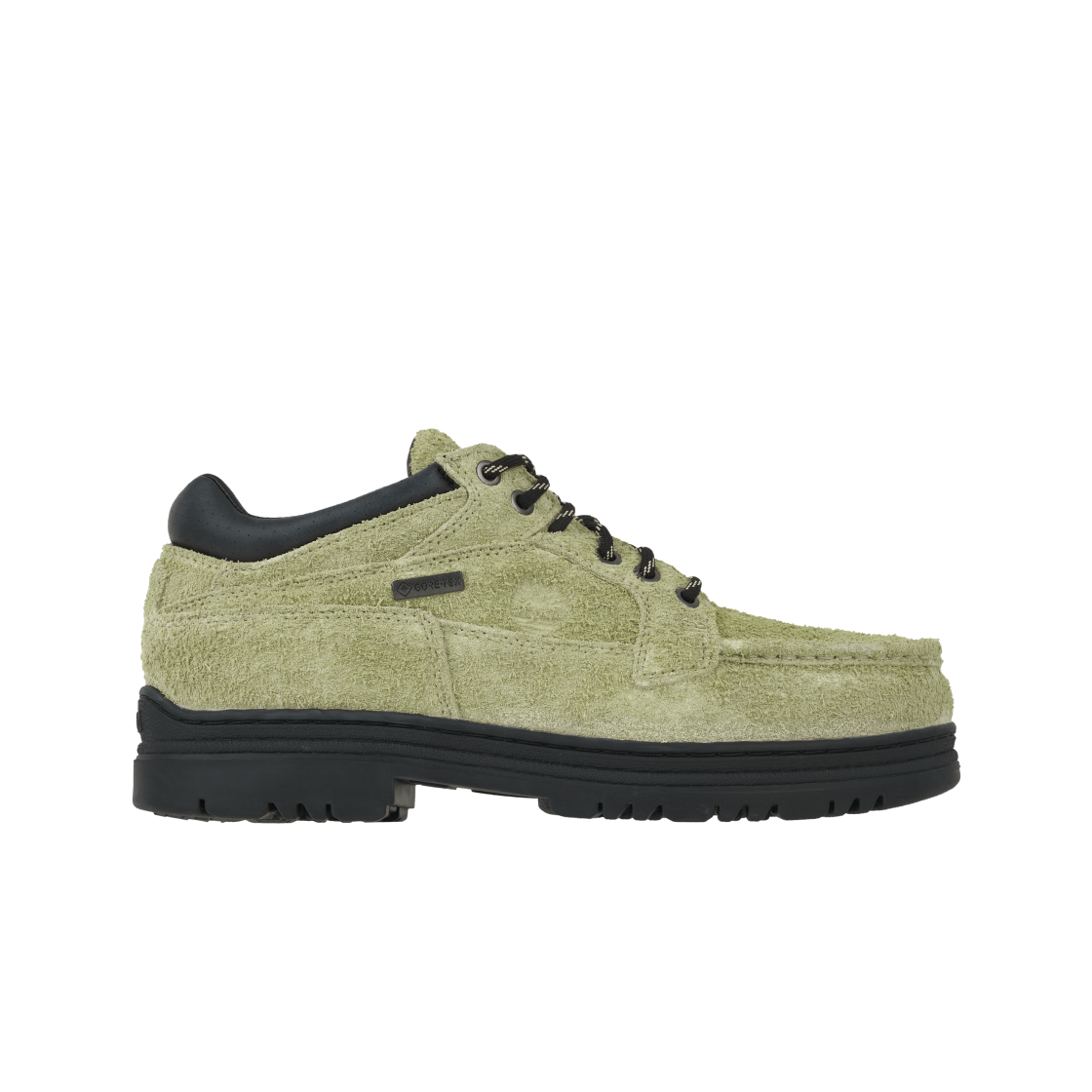 팀버랜드 헤리티지 고어텍스 목 토 미드 부츠 라이트 그린 스웨이드 - 와이드(Timberland Heritage Gore-Tex Moc Toe Mid Boots Light Green Suede - Wide)
