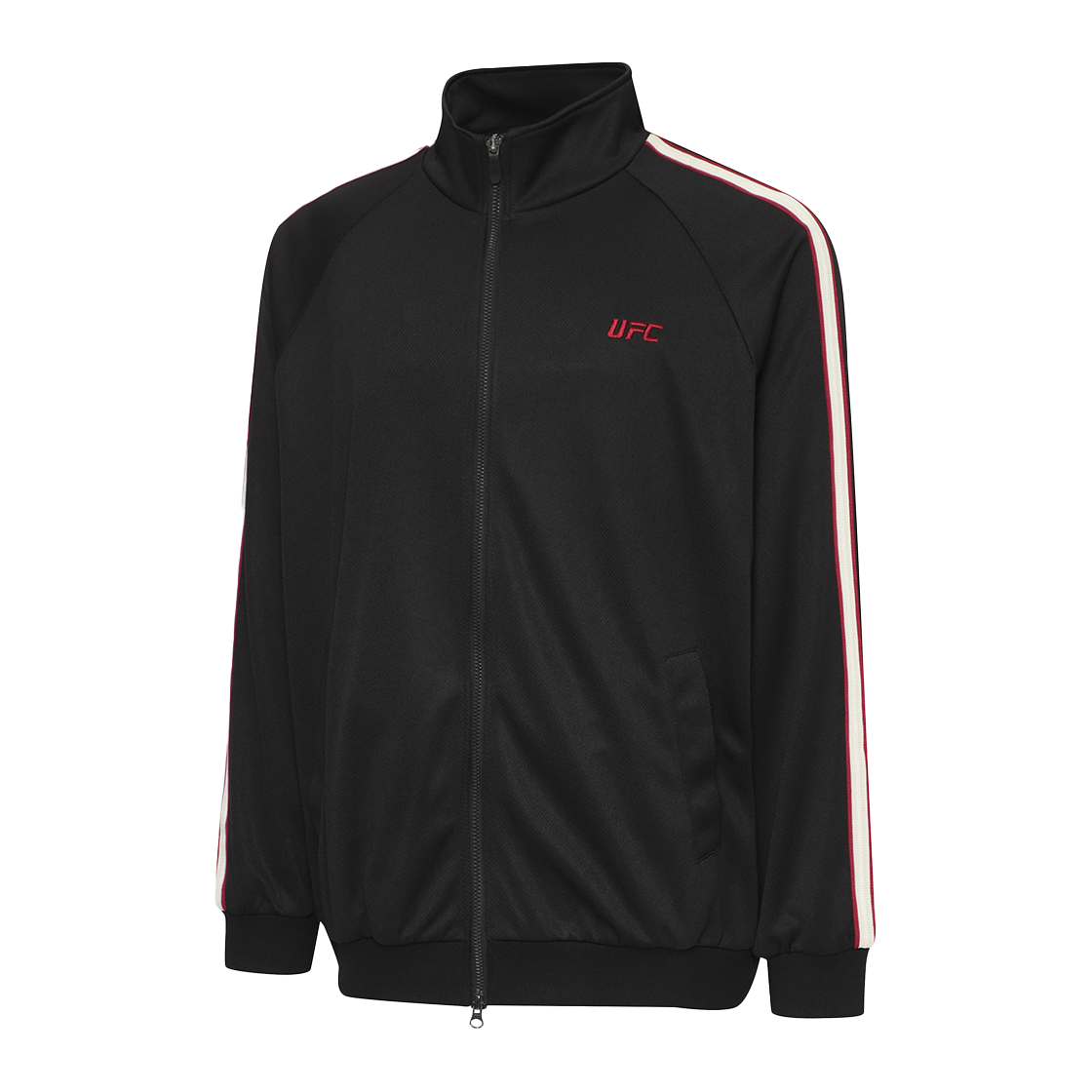 유에프씨 스포츠 사이드 라인 오버핏 트랙 자켓 블랙 U2TTX1302BK(UFC SPORT Side Line Oversized Fit Track Jacket Black) - 2