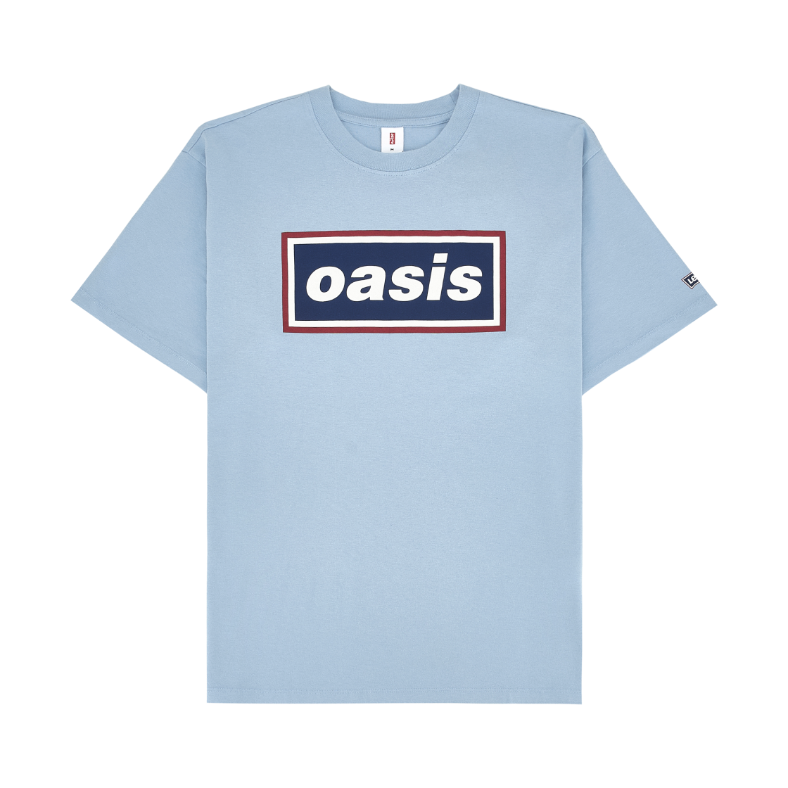 리바이스 x 오아시스 데카 로고 티셔츠 스카이 블루(Levi's x Oasis Deca Logo T-Shirt Sky Blue)