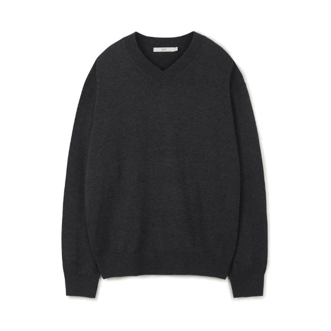 24/7 시리즈 브이넥 12Gg 니트 그레이(24/7 series V-Neck 12Gg Knit Gray)
