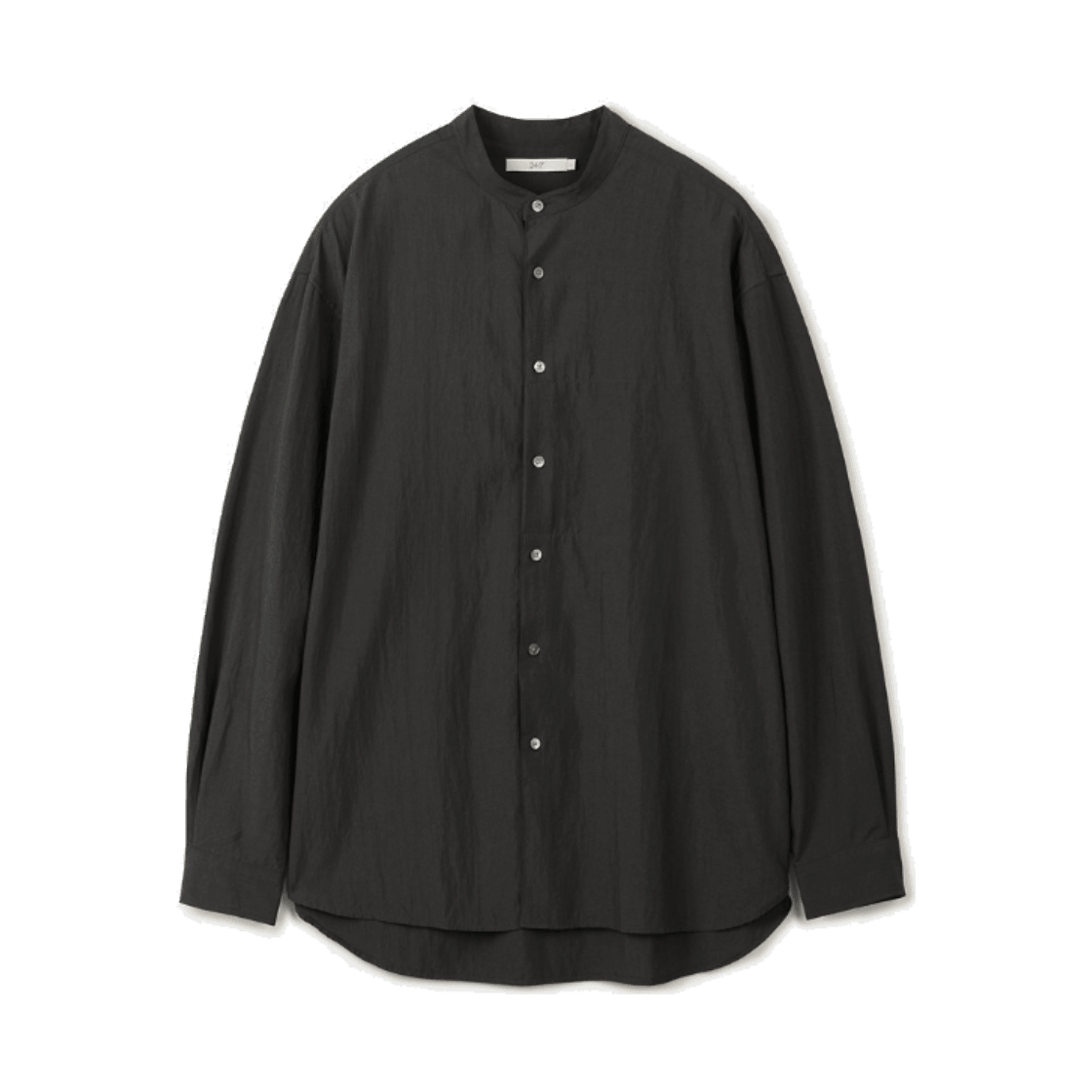 TMSFX25303GYD 24/7 series Voile Crease Oversized Shirts Dark Gray