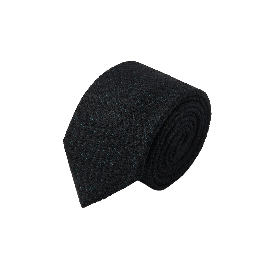커스텀멜로우 울 투톤 타이 블랙(Customellow Wool Two Tone Tie Black) - 1
