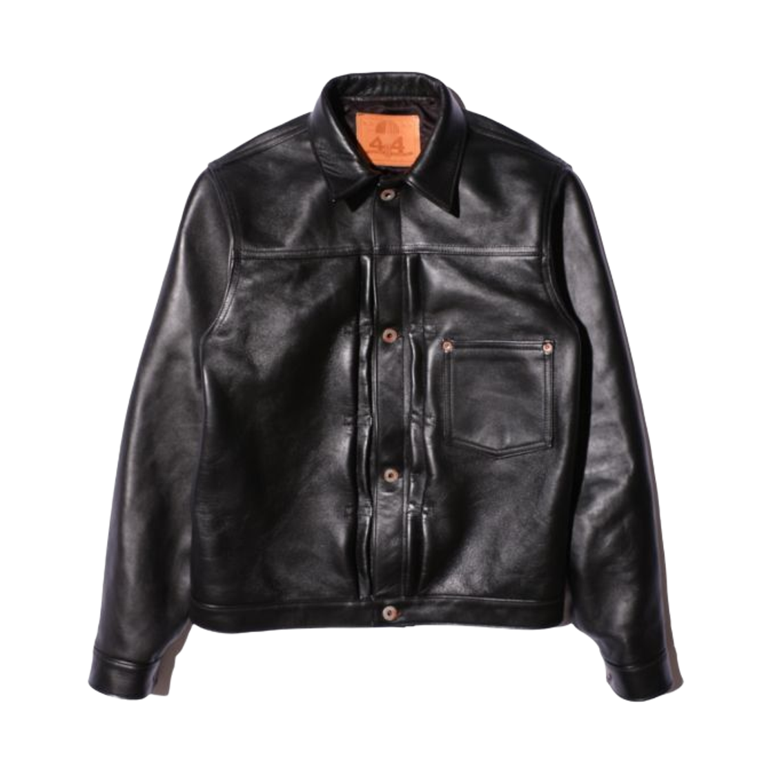 제라도 44 레더 홀스 하이드 세미 아닐린 피니쉬 자켓 블랙(Jelado 44 Leather Horse Hide Semi Aniline Finish Jacket Black)