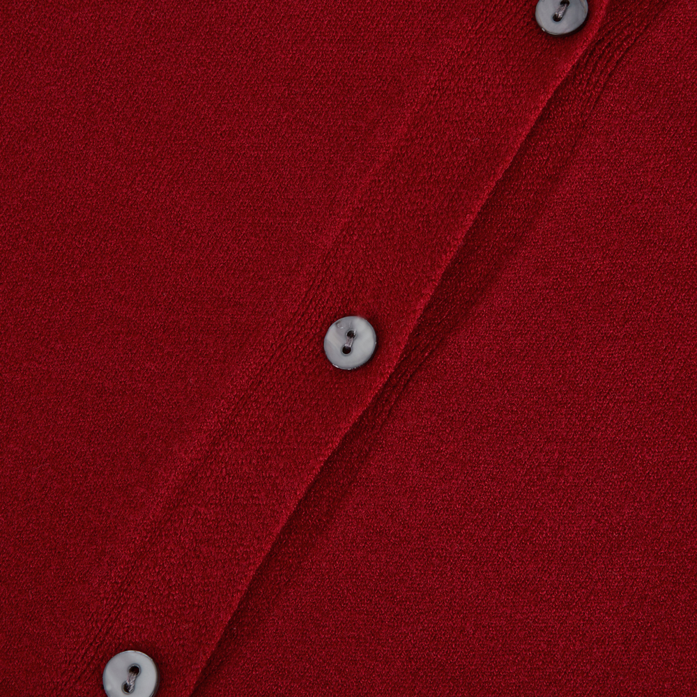 퍼머넌트 아카이브 에어 플렉스 라운드 가디건 딥 레드(Permanent Archive Air Flex Round Cardigan Deep Red) - 4