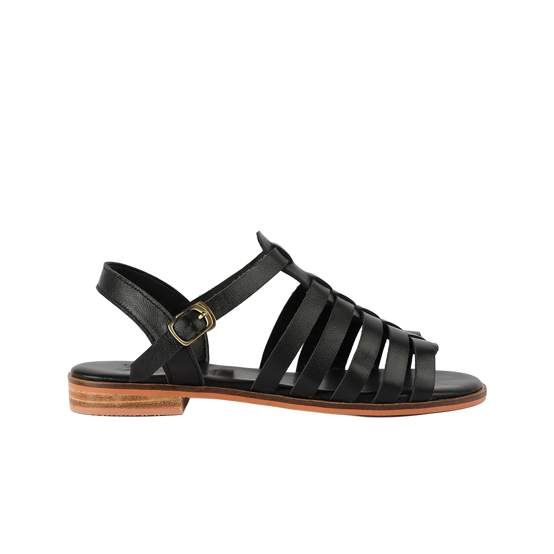 MD0188-1s_6 Moodnight Eris Greek Gladiatior Strap Sandals Black