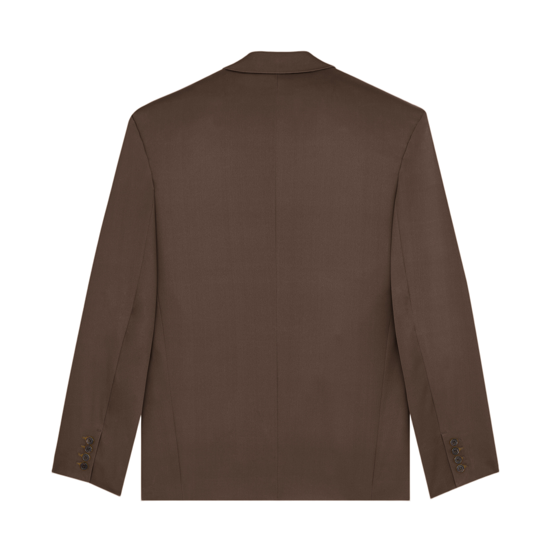 생로랑 더블 브레스티드 자켓 실크 쇼꼴라(Saint Laurent Double Breasted Jacket in Silk Chocolat) - 2