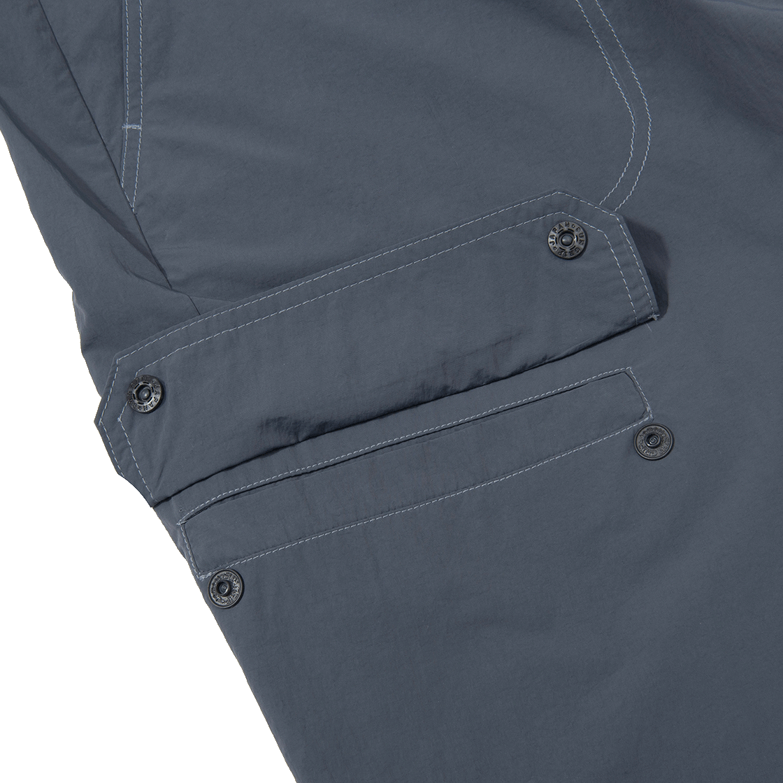 제로그램 마운트 플랩 카고 9부 팬츠 그레이(Zerogram Mount Flap Cargo Cropped Pants Gray) - 4