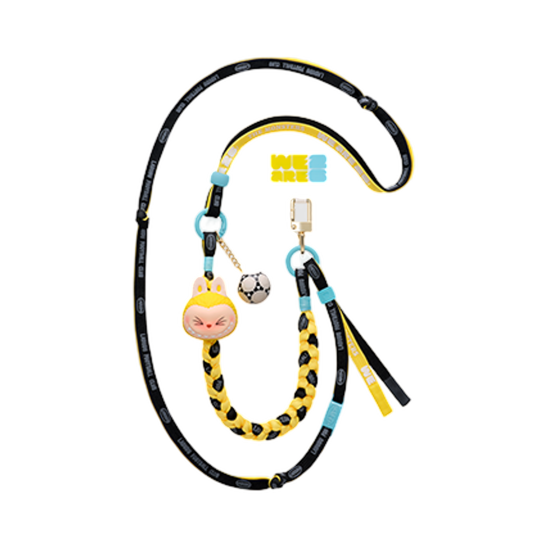 팝마트 더 몬스터즈 x 피파 시리즈 크로스형 휴대폰 스트랩 파이널 휘슬 (개봉 박스)(Pop Mart The Monsters x FIFA Series Long Lanyard Final Whistle (Opened Case)) - 1