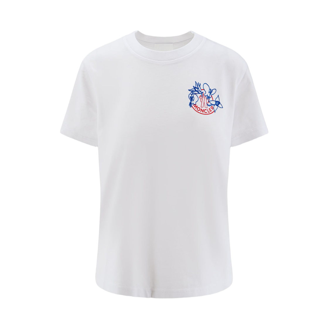 L1-093-8C00056-89AUG-00A (W) Moncler Organic Cotton T-Shirt White - 26SS