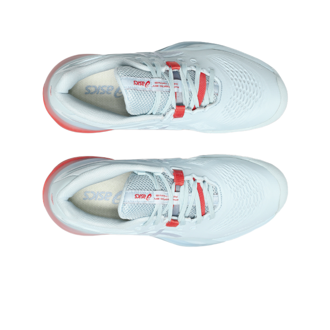 (W) 아식스 젤 레졸루션 X 스카이 그레이 블루((W) Asics Gel-Resolution X Sky Grey Blue) - 2