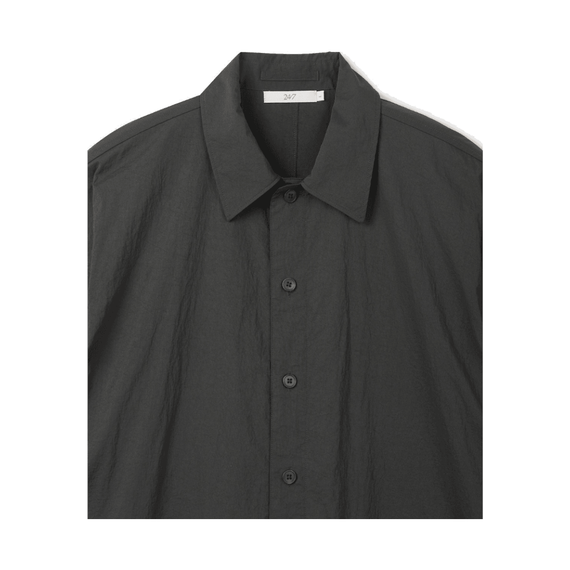 24/7 시리즈 다이드 워싱 하프 셔츠 자켓 차콜(24/7 series Dyed Washing Half Shirted Jactket Charcoal) - 3