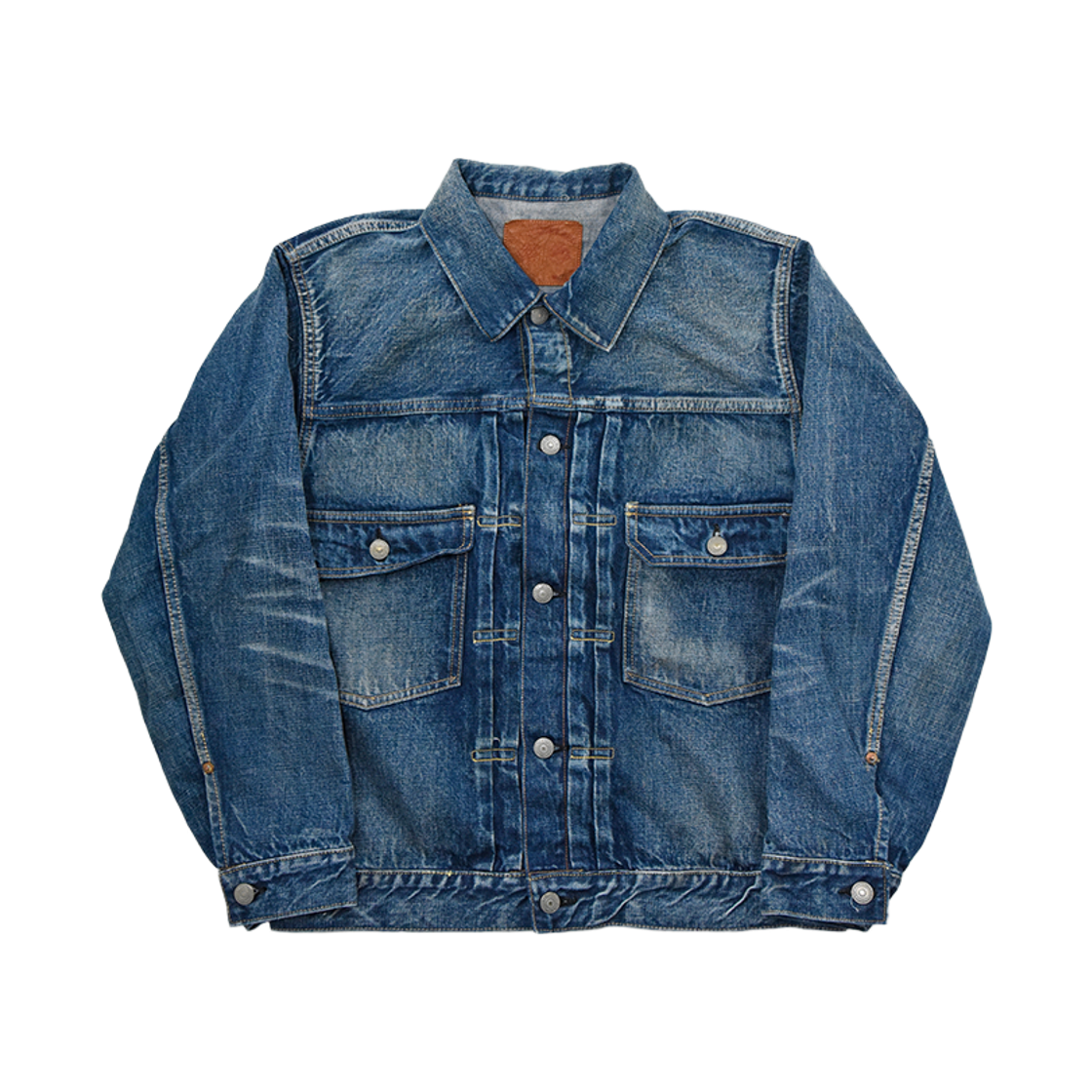 풀카운트 2016-2102 모어 댄 리얼 타입 2 데님 자켓 13.7온즈 인디고(Fullcount 2016-2102 More Than Real Type 2 Denim Jacket 13.7oz Indigo)