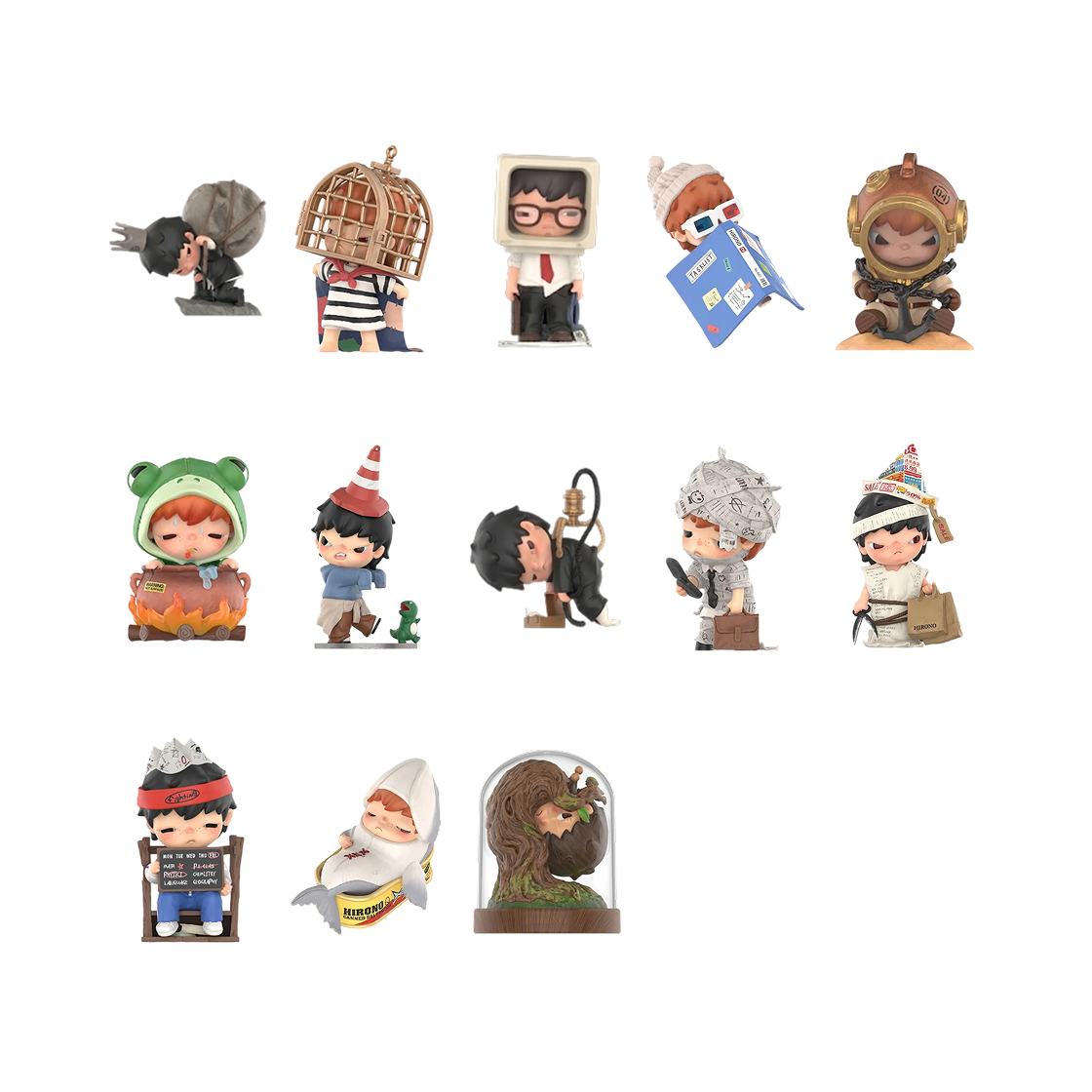 팝마트 히로노 온실 속 억새 시리즈 미개봉 랜덤박스 (12개입)(Pop Mart Hirono Tamed Wildgrass Series Figures Sealed Case (12 Blind Boxes)) - 2