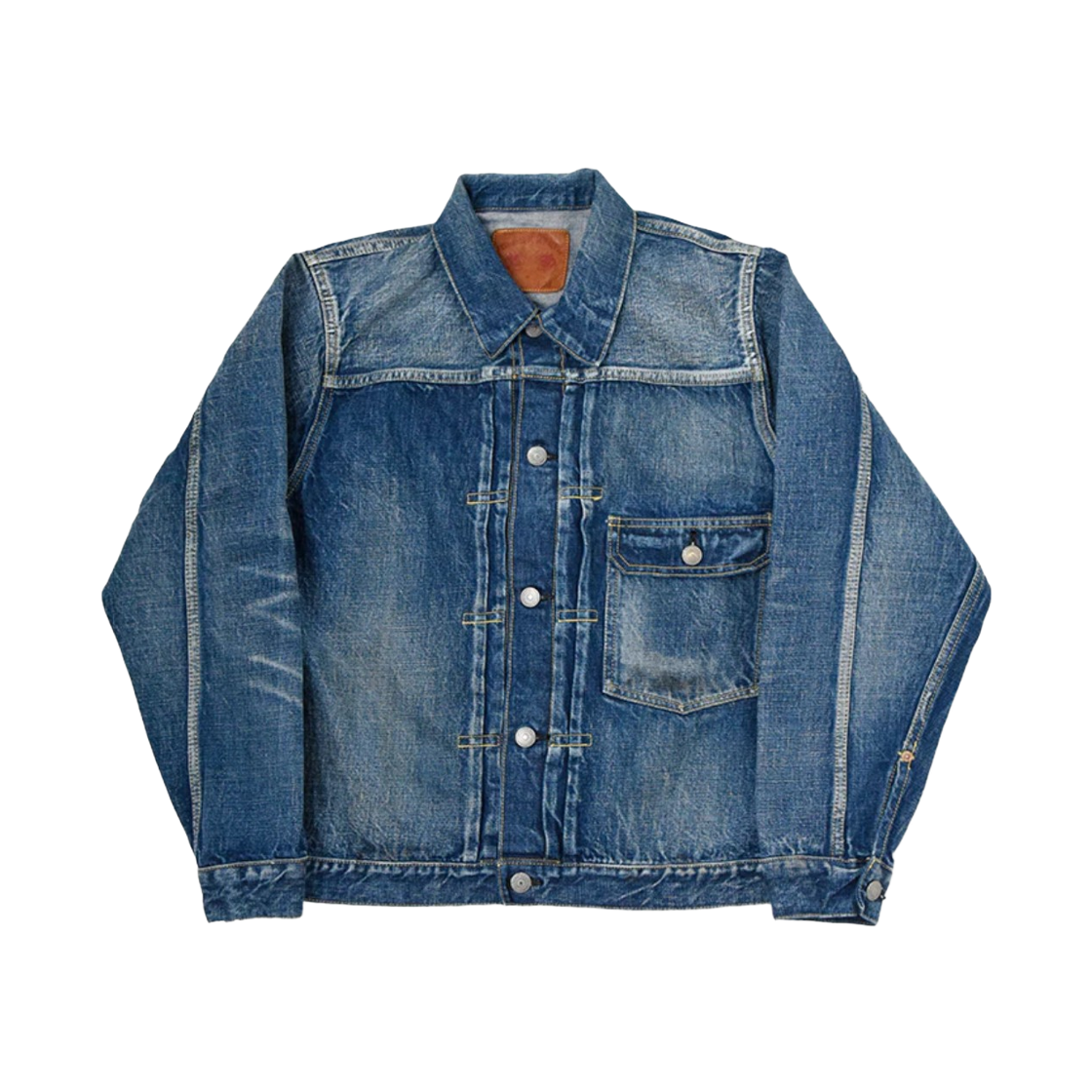 풀카운트 2016-2107 모어 댄 리얼 타입 1 데님 자켓 인디고(Fullcount 2016-2107 More Than Real Type 1 Denim Jacket Indigo)