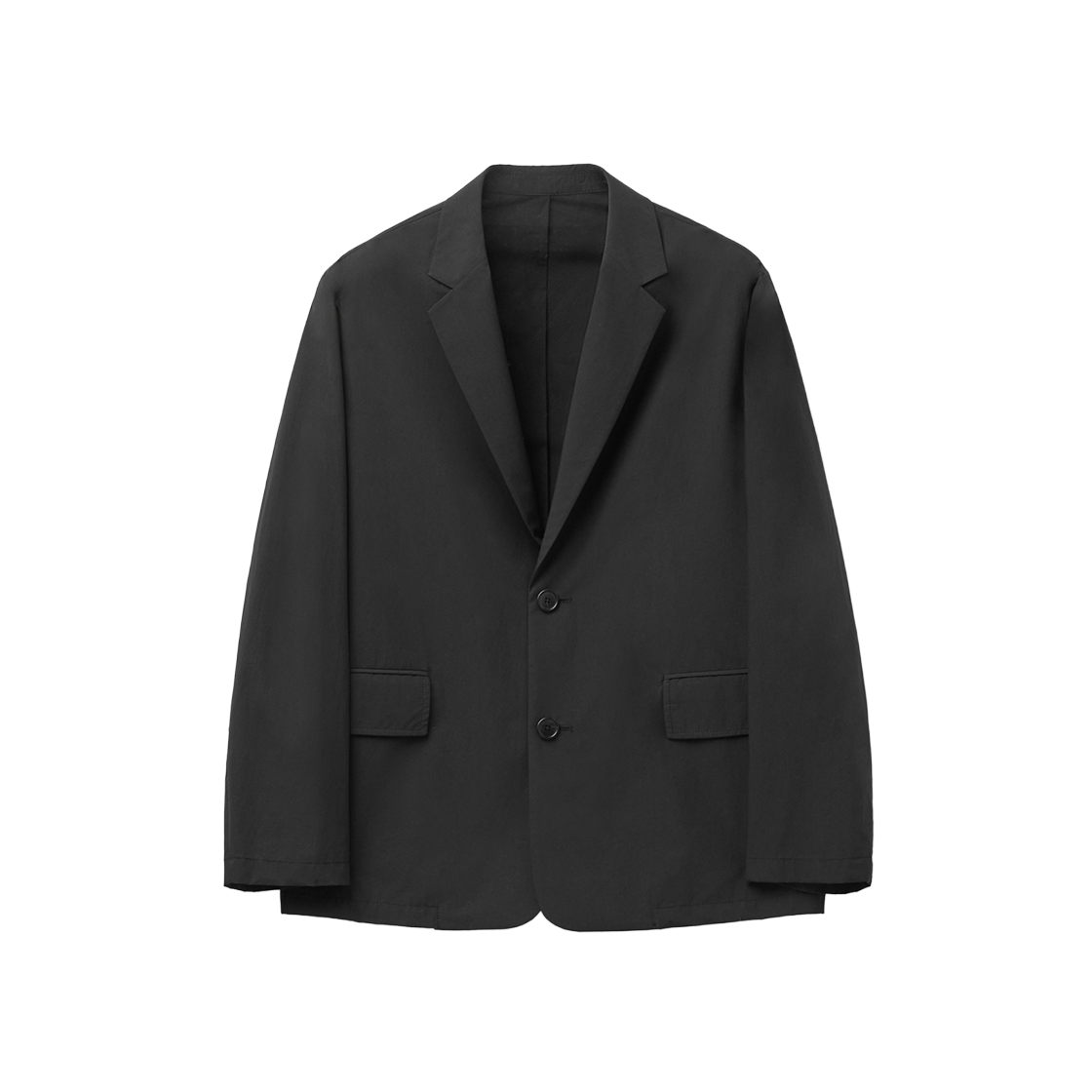 커스텀멜로우 루즈핏 코튼 셋업 자켓 블랙(Customellow Loose Fit Cotton Set Up Jacket Black)