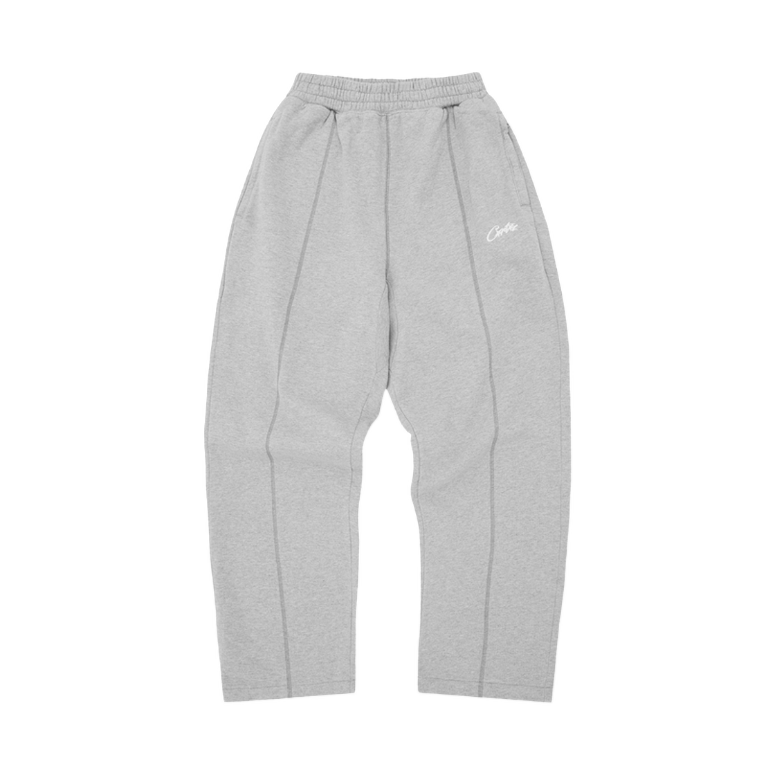 코르테이즈 HMP 오픈 헴 스웨트팬츠 헤더 그레이(Corteiz HMP Open Hem Sweatpant Heather Grey) - 1