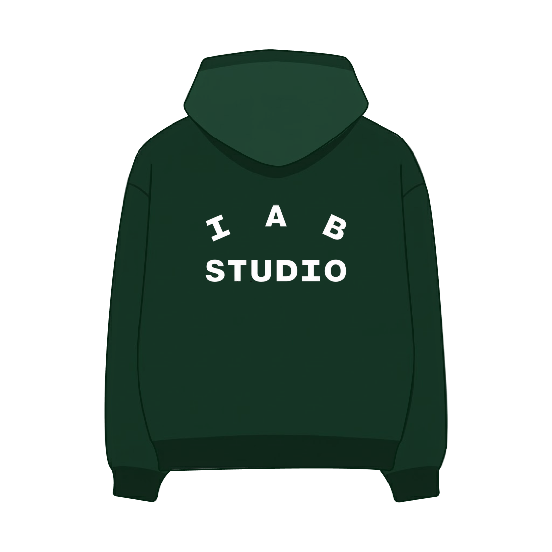 아이앱 스튜디오 후드 집업 딥 그린 2026 Ver.(IAB Studio Zip-Up Hoodie Deep Green 2026 Ver.)