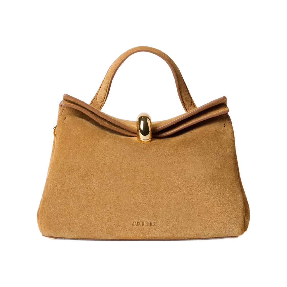 자크뮈스 발레리 스몰 백 카멜 골드