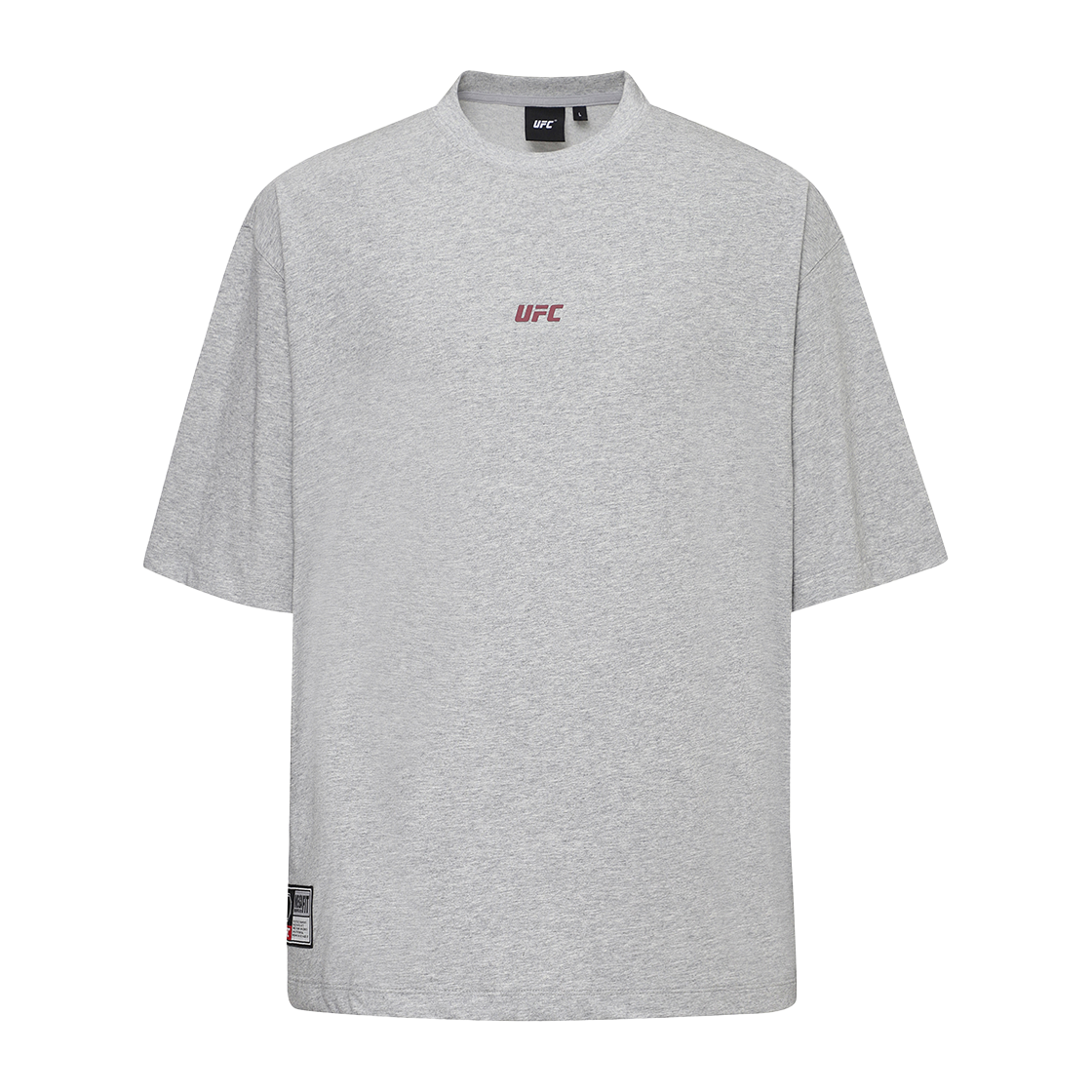 유에프씨 스포츠 포스 메가핏 반팔 티셔츠 멜란지 그레이 U2SSX1101MG(UFC SPORT Force Mega Oversized Fit Short Sleeved Shirt Melange Grey) - 3