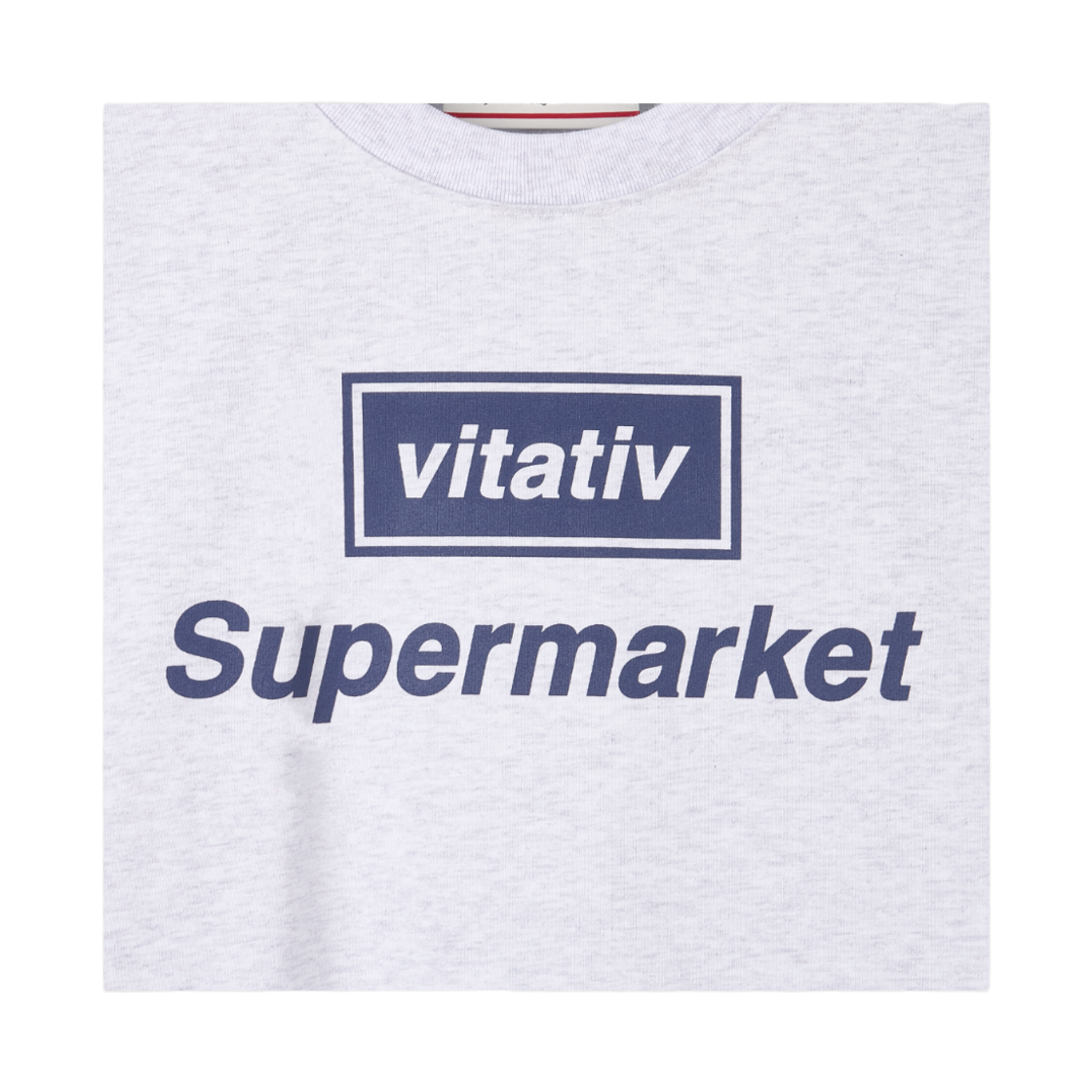 비타티브 슈퍼마켓 티셔츠 백메란지(VITATIV Supermarket T-Shirt Light Grey) - 5