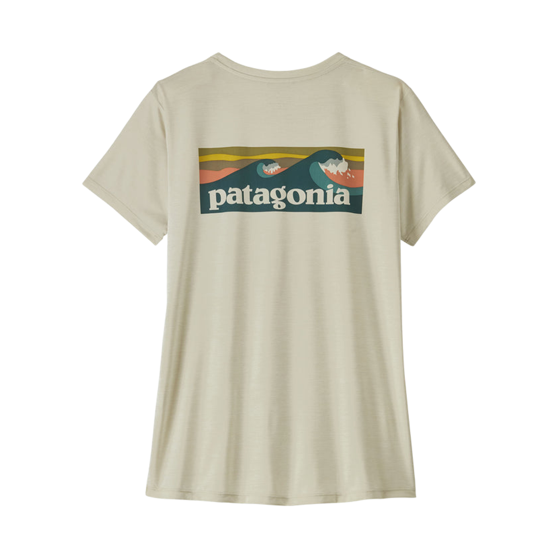 (W) 파타고니아 보드쇼츠 로고 캐필린 쿨 데일리 셔츠 다이노 화이트((W) Patagonia Boardshort Logo Capilene Cool Daily Shirt Dyno White) - 2