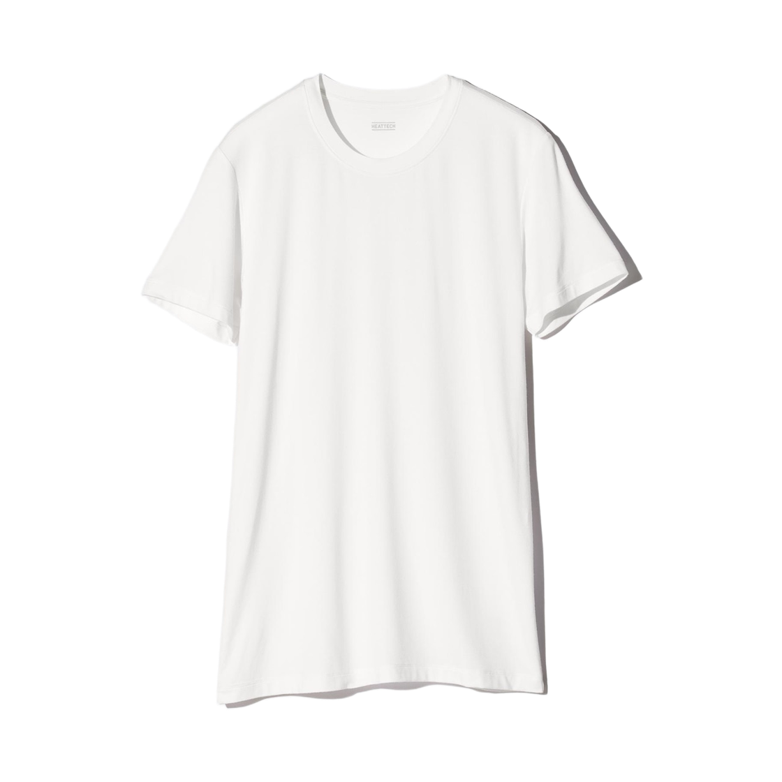 461001-00 Uniqlo Heattech Crewneck T-Shirt White - JP